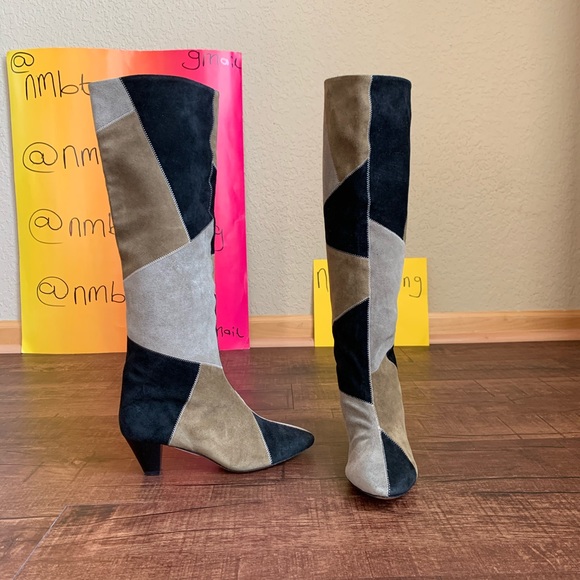 Isabel Marant Etoile 8M(38) patch multicolor boots - Picture 7 of 16